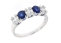 Anneau I Gioielli del Sole Femme in Or blanc Zaffiro 0.80 Ct RR4081Z - RR4081Z
